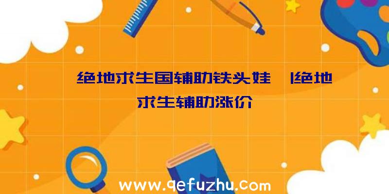 「绝地求生国辅助铁头娃」|绝地求生辅助涨价